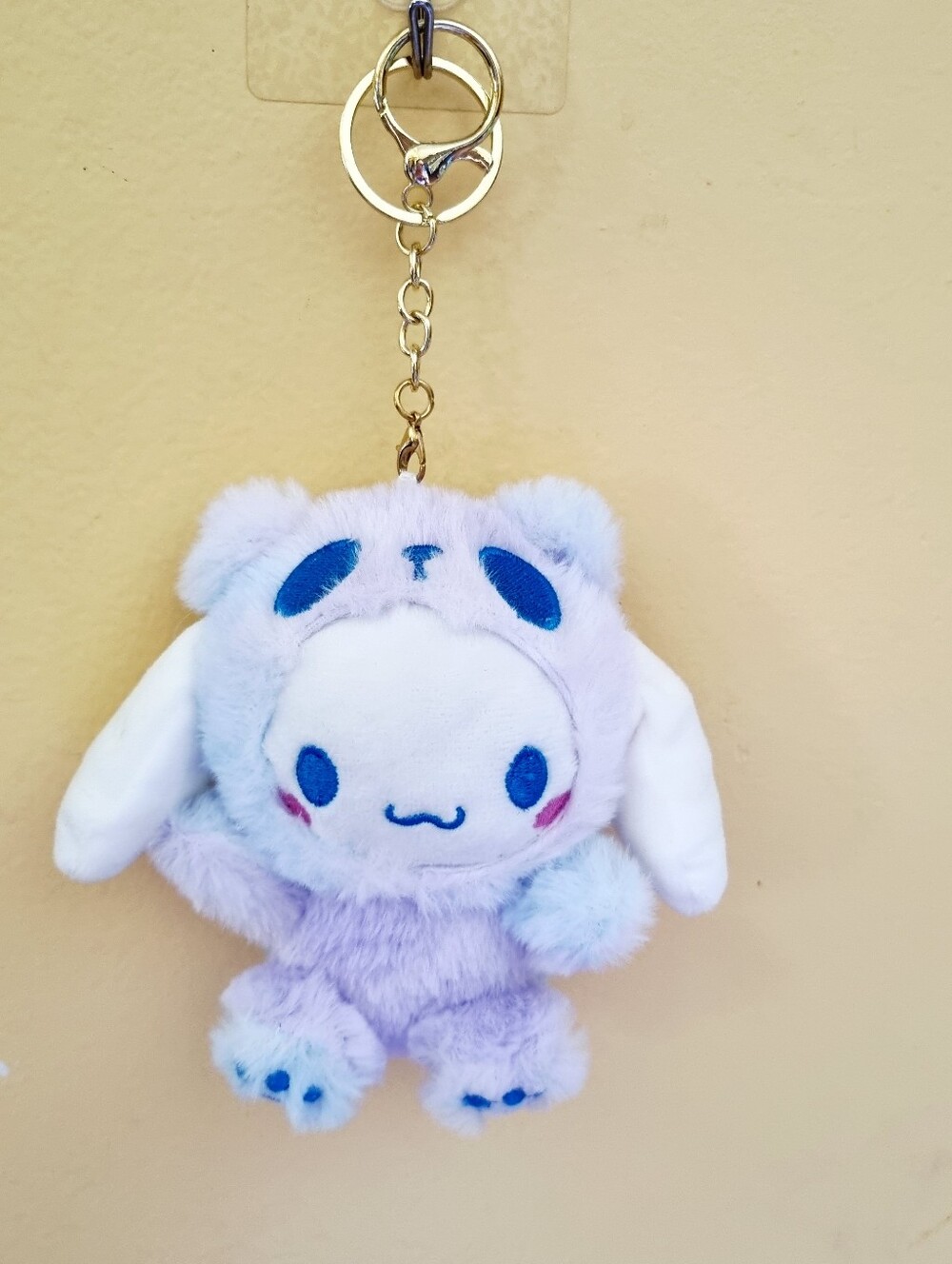 Sarino Cinnamoroll Bag Clip-On Keychain Soft Plush Stuffed Animal Plushies Toy